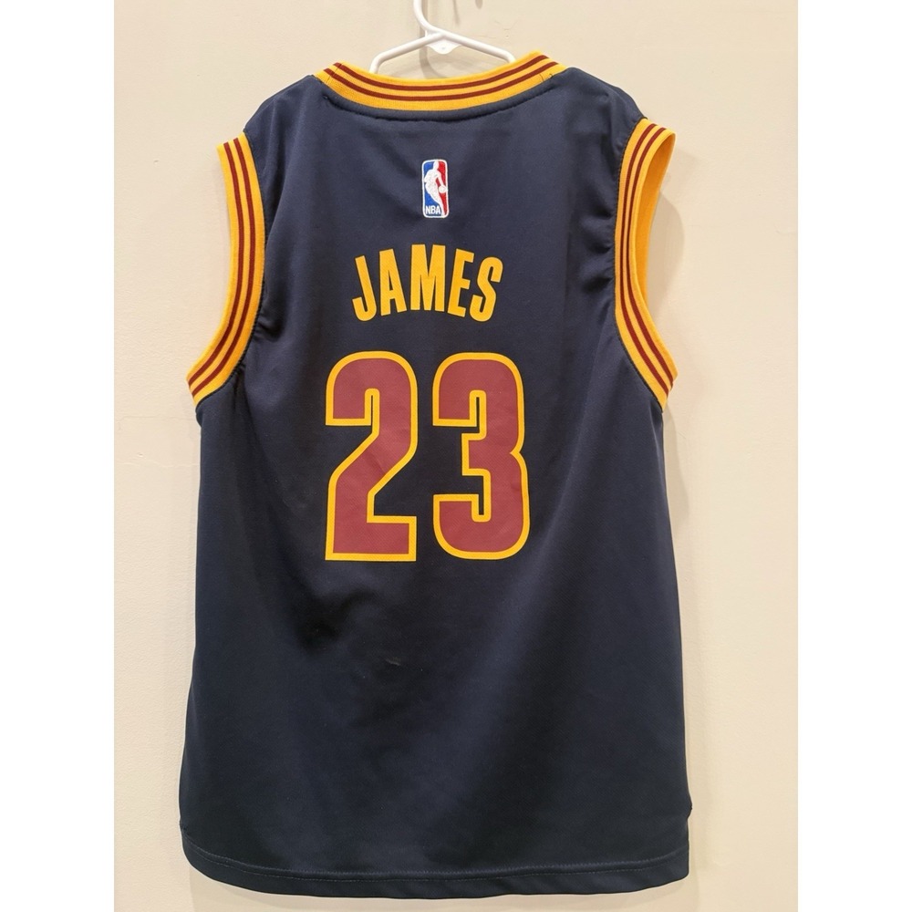 Adidas LeBron James Cleveland Cavaliers #23 Youth Medium‎ Basketball Jersey NBA - Picture 9 of 10